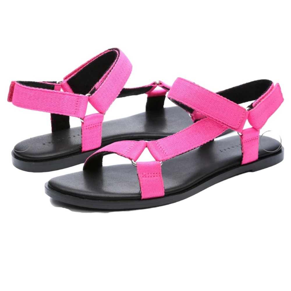 Sanctuary Women’s Neon Pink Strappy Ankle Sandals Size 8.5